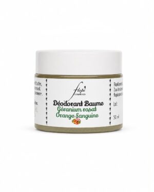 Déodorant Baume Géranium rosat-Orange sanguine